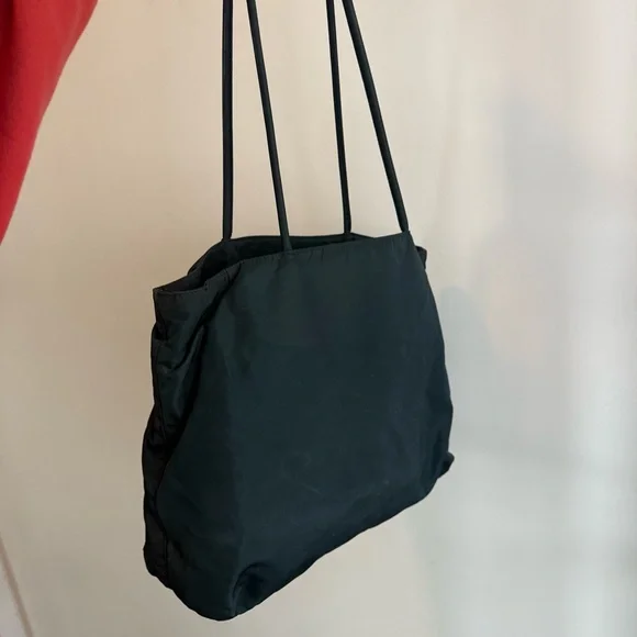 Authentic VintagePrada Black Nylon Shoulder Bag - Picture 2 of 8